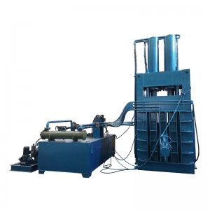 Hydraulic Vertical Baling Press Machine For Waste Metal / Paper / Cloth Recycling