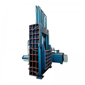 Hydraulic Vertical Baling Press Machine For Waste Metal / Paper / Cloth Recycling